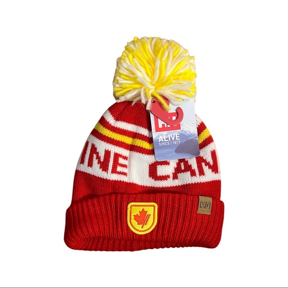 NWT HELLY HANSEN Alpine Canada Alpin (ACA) retro toque beanie, 2019 limited ed. - Picture 3 of 7